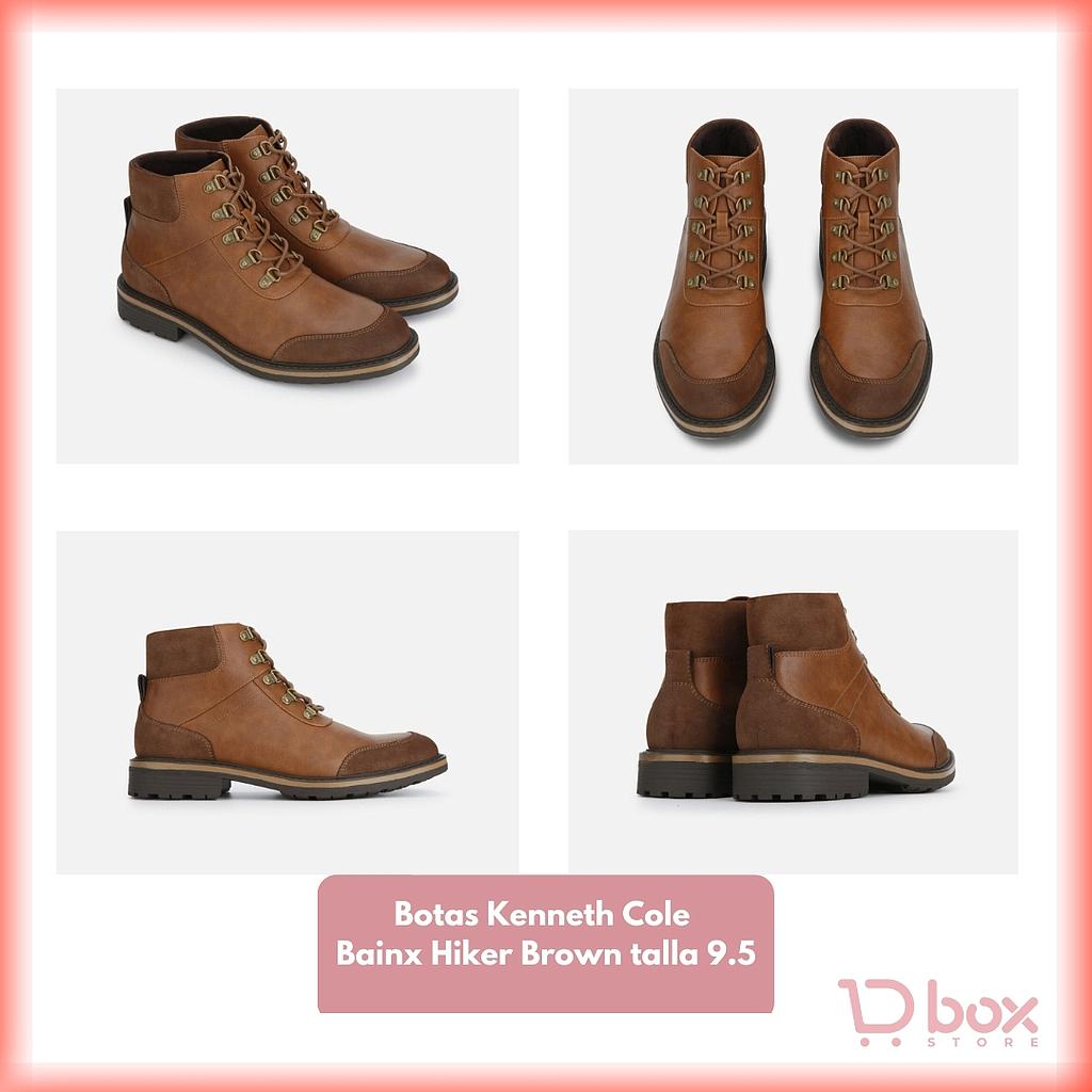 Botas Kenneth Cole Bainx Hiker Brown talla 9.5