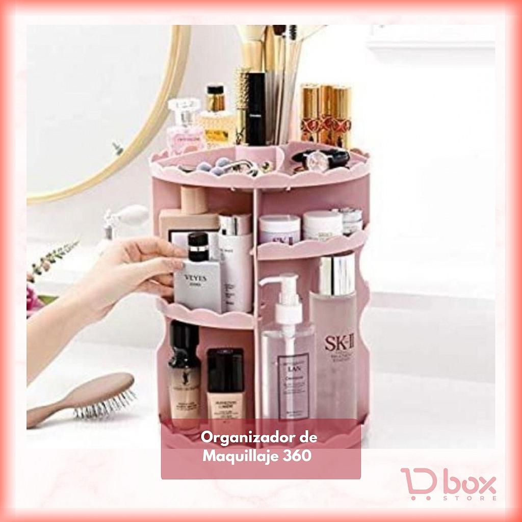 Organizador de Maquillaje 360 Rosa