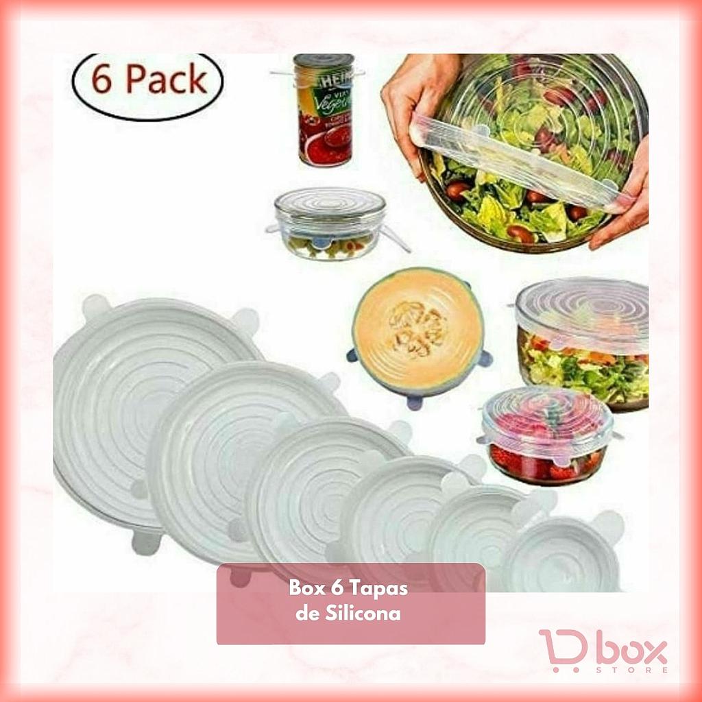 Tapas x6 Silicona Alimentos
